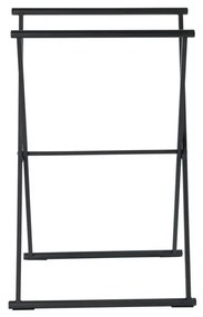 Porta asciugamani pieghevole nero Lava - Wenko