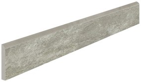 Piastrella battiscopa Kavala in gres porcellanato pumice opaco L 61.5 x H 8 cm x Sp 8.5 mm confezione da 7.2 ml