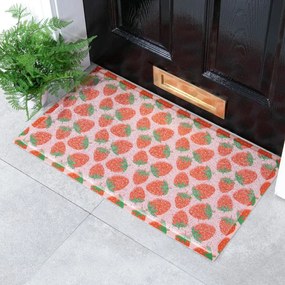 Zerbino in PVC 40x70 cm Pink Strawberry – Artsy Doormats
