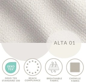 Letto boxspring crema con spazio contenitivo 200x200 cm Blend - Maison de Rêve