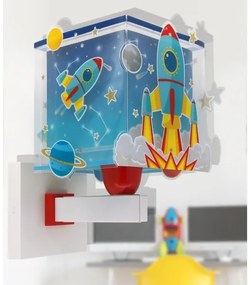 Dalber 63359 - Applique per bambini ROCKET 1xE27/15W/230V