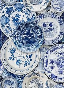 Mindthegap Carta da parati Delftware - WP20187
