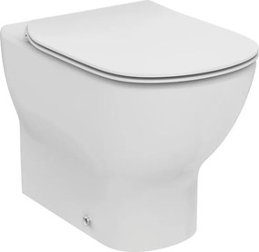 Vaso WC parete e pavimento IDEAL STANDARD tesi, sedile incluso P 55.5 x L 36.5 x H 44.5 cm bianco opaco
