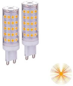 Vivida bulbs led g9 3000k 5w 444 lm ( 360°) 16x60.5mm 2pcs blister (ULTIMI DISPONIBILI - N°30)