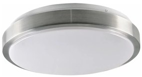 Plafoniera BENEDYKT 2xE27/20W/230V diametro 33 cm argento