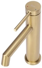REA-B5316 - Miscelatore per lavabo FOSS 20,5 cm, oro spazzolato