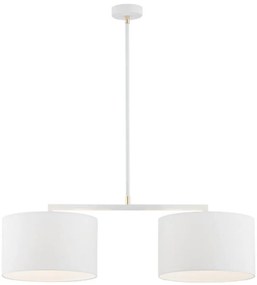 Argon 0900 - Lampadario su palo KARIN 2xE27/15W/230V bianco