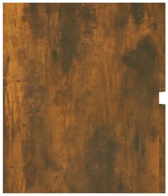 Mobile lavabo rovere fumo 100x38,5x45 cm legno multistrato