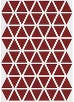 Ferm Living Adesivo murale Mini Triangle - Rot