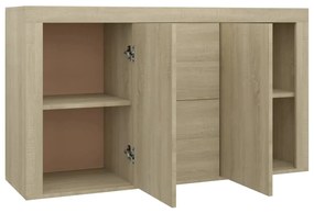 Credenza rovere sonoma 120x36x69 cm in truciolato