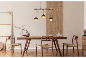 Globo 15690-3H - Lampadario a sospensione su cavo DIANA 3xE27/60W/230V nero