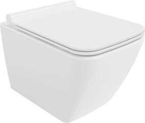 Mexen Vega wc Rimless con sedile a chiusura rallentata slim, duroplast, bianco lucido - 30654000