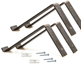 SET 2x Mensola da parete in abete