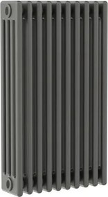 Termosifone in acciaio tubolare 4 colonne 10 elementi interasse 535 mm ERCOS Comby antracite