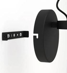 Eglo 390081 - Applique UPANEMA 1xE27/28W/230V nero