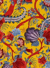 MINDTHEGAP Tapete Chinese Paisley - Yellow/ Red/ Blue