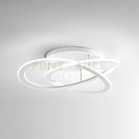Yara p/p- plafoniera led 4000k 1300lm 30w  dimmerabile 50cm silicon...