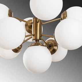 Sospensione in colore bianco-oro Mudoni - Opviq lights