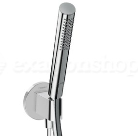 Hansgrohe kit doccia con soffione croma 1jet 28 cm braccio doccia vernis 24 cm doccetta starck 1 jet con supporto e flessibile 160 cm cromo