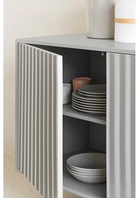 Cassettiera bassa grigia 159x80 cm Sierra - Teulat