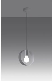 Sollux SL.1137 - Lampadario a cavo TITRAN 1xE27/60W/230V bianco