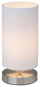 Brilliant - Lampada da tavolo CLARIE 1xE14/40W/230V cromo opaco/bianco