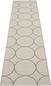 Passatoia da interno/esterno grigio scuro 70x300 cm Boo Charcoal Linen – Pappelina