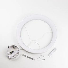 Brilagi - Lampadario dimmerabile a sospensione su cavo FALCON II LED/99W/230V Ø 60 cm bianco + telecomando