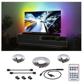 Paulmann 78880 - LED/3,5W RGB Striscia dimmerabile per TV 2m ZOLL 5V + +TC