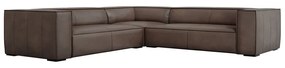 Divano angolare in pelle marrone (variabile) Madame - Windsor &amp; Co Sofas