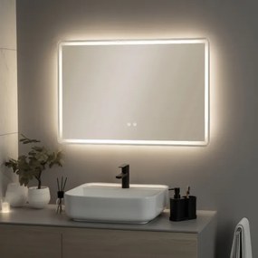 Brilagi - Specchio da bagno riscaldato con illuminazione LED dimmerabile BELLA LED/19W/230V 60x90 cm IP44