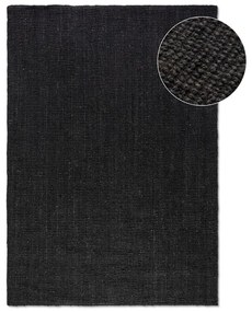 Tappeto nero in iuta 60x90 cm Bouclé – Hanse Home