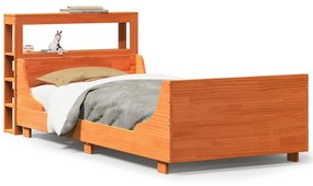 Letto senza materasso marrone cera 90x190 cm in legno di pino