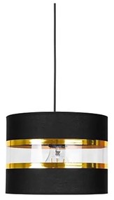 Lampadario a sospensione con filo LIND 1xE27/60W/230V nero