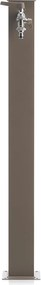 Fontana da Giardino con Doppio Rubinetto Belfer 42/QRR Tortora...