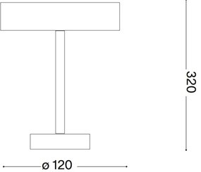 Ideal Lux - Lampada esterna LED TOFFEE LED/2W/230V CRI 90 IP54 nera touch