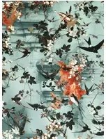 Vogeltapete Hirondelles von Jean Paul Gaultier - Ete