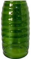 Vaso arredo vetro 28 cm verde