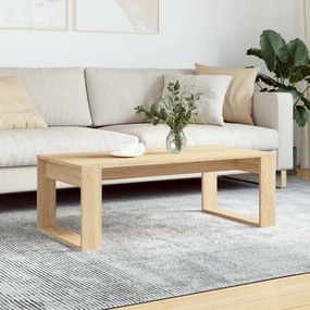 Tavolino Da Salotto Rovere Sonoma 102x50x35cm Legno Multistrato /