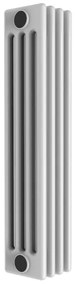 Radiatore acqua calda EQUATION Comby in acciaio 4 colonne, 4 elementi, interasse 800 mm, bianco
