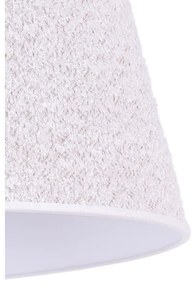 Duolla - Lampadario a sospensione con filo BOUCLE 1xE27/15W/230V diametro 50 cm bianco