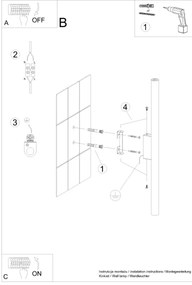 Sollux SL.1179 - Applique PASTELO 2xG9/8W/230V oro