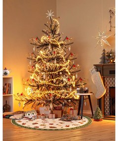 Tappeto rotondo verde con motivo natalizio ø 150 cm Green Christmas - Villeroy&amp;Boch