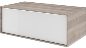 Mobile da bagno sotto lavabo Neo laccato lucido L 90 x H 33 x P 48 cm 1 cassetto, lavabo non incluso