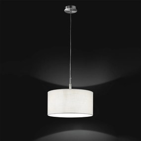 Sospensione Moderna Round Hotel Metallo Cromo 1 Luce E27 Ip20 D40
