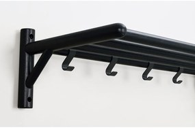 Appendiabiti da parete in rovere nero Milford - Rowico