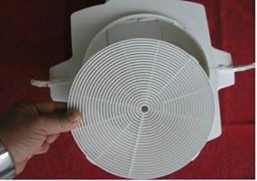 Griglia Universale Di Compensazione Per Faretti Rotondi Di Diametro Da 20 A 150 Mm Temp.Max 120°,Max Lamp.75 W Alogena ,15 Watt A Led, Glow Wire 650°