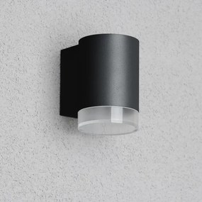 Brilagi - Applique da esterno LED RGBW MATERA 1xGU10/6W/230V nero IP54
