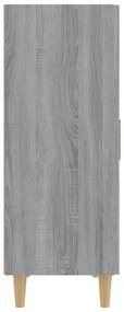 Credenza grigio sonoma 70x34x90 cm in legno multistrato