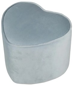 Pouf per bambini in velluto azzurro Lil Sofa - Roba